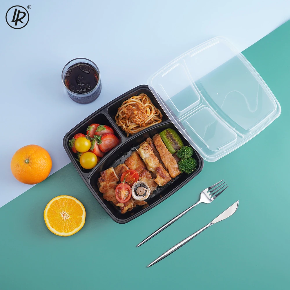 36oz 48oz Black Disposable Takeout Containers Easy Open Plastic Food Container  Togo with Dome Lids - China Plastic Containers and PP price