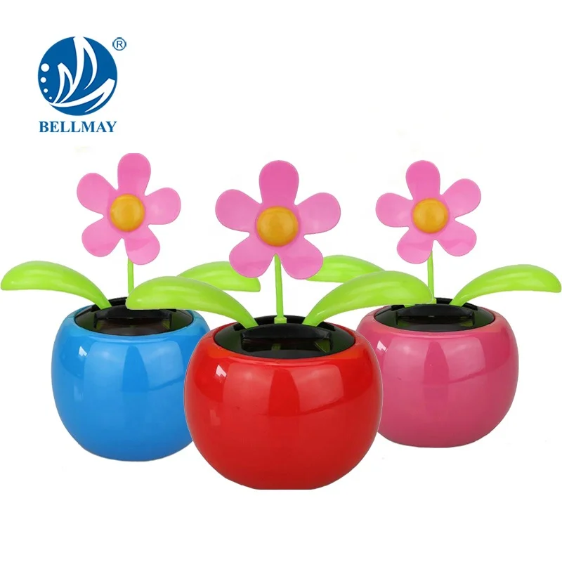 Бемей игрушка на заказ пластиковый красочный цветок рекламный подарок флип-лоскут солнечный Танцующий Цветок Питание аксессуары для украшения