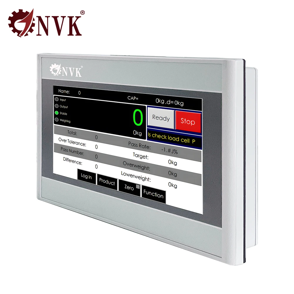 NVK Smart Touch Screen Controller Weighing Indicator for Checkweigher High Speed Precision Industrial Customizable Display
