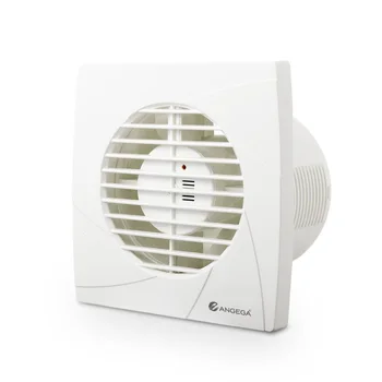 Angega  B-4"5"6"inch Exhaust fan Plastic Metal back Square Wall mounted Window shutter bathroom Kitchen Ventilation Fan