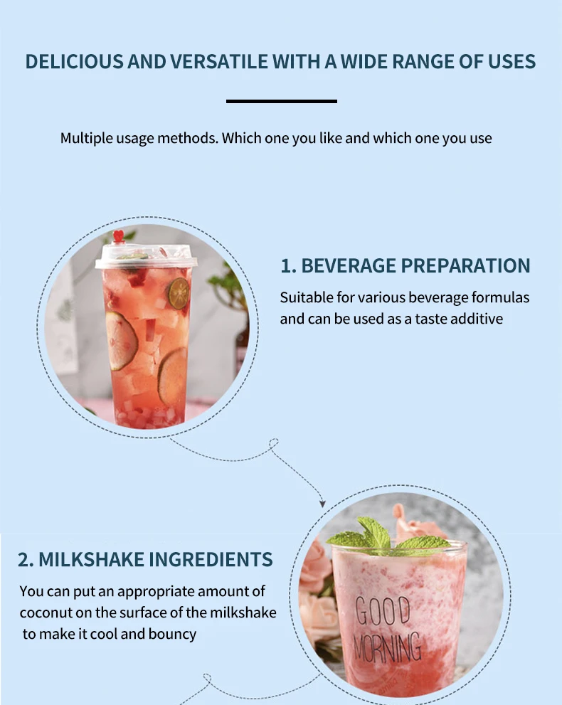 Wholesale 1kg Konjac Jelly Fruity Juice Grass Jelly Coconut Jelly