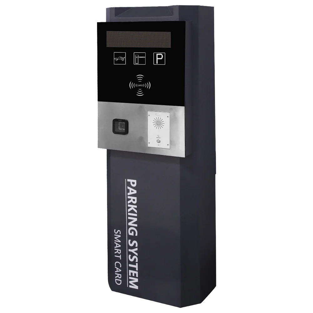 Qigong Parking Ticket Machine Automatic Toll Bar Barrier Gate RFID Reader Car Parking System With Self-service Payment Machine