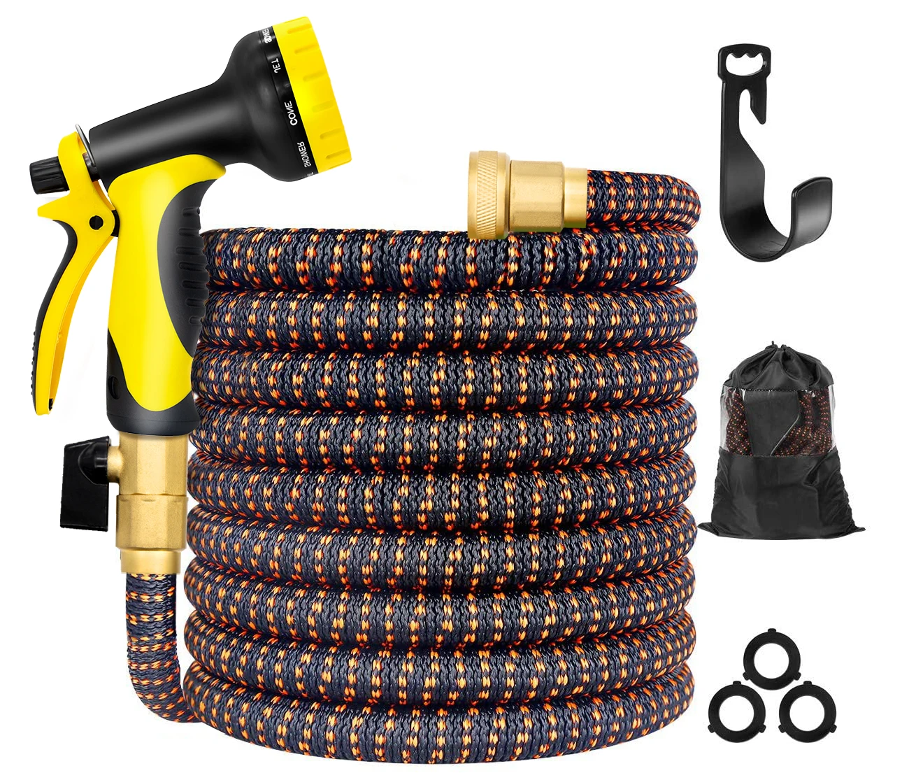 China Market Expandable Hose/soft Magic Hose/freestanding Hose Holder Expandable Garden Hose