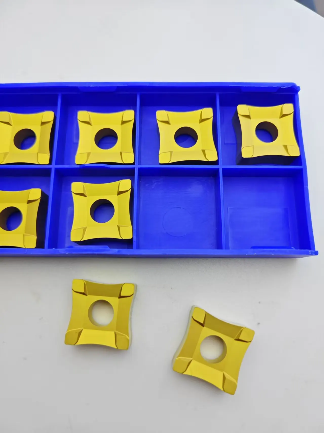 Carbide CNC Inserts Series Six Sided OD Scarfing Inserts for Pipe and Tubes