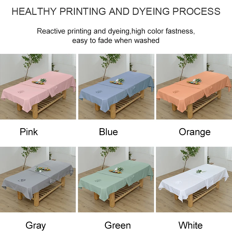 Factory Professional Customized Massage Bed Cover Spa Sheets Massage