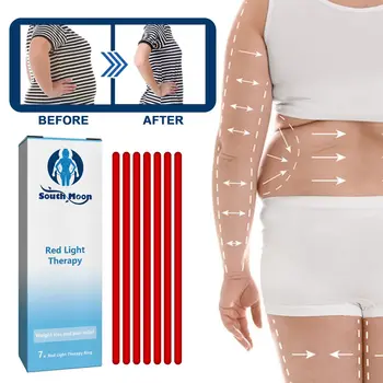 Private Label Silicone Red Light Therapy Professional Arms Neck Belly Physical Therapy Ring Body Slimming Weight Loss Bracelet