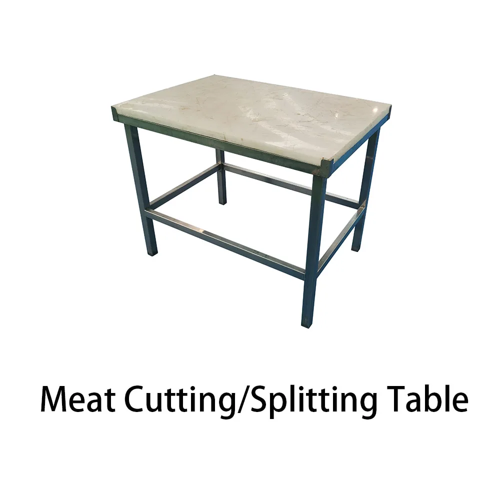 Customizable stainless steel food-grade workbenches for slaughterhouses, laboratories and food processing plants