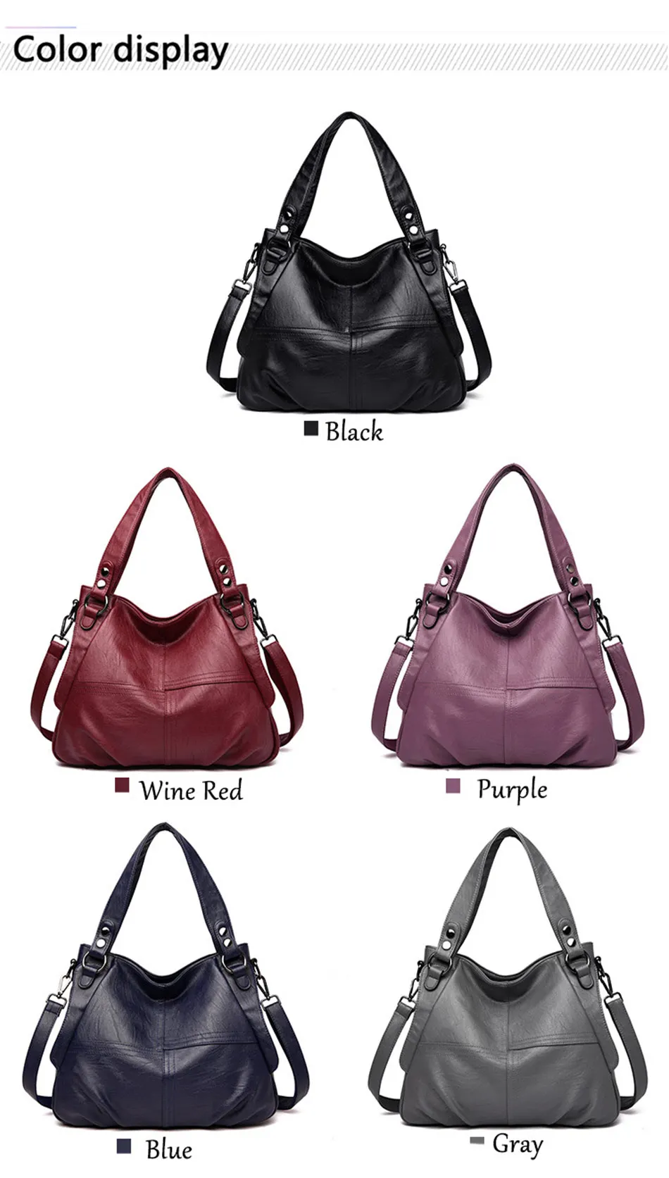 High Quality Leather Handbag Casual Crossbody Bags For Women 2022 New ...