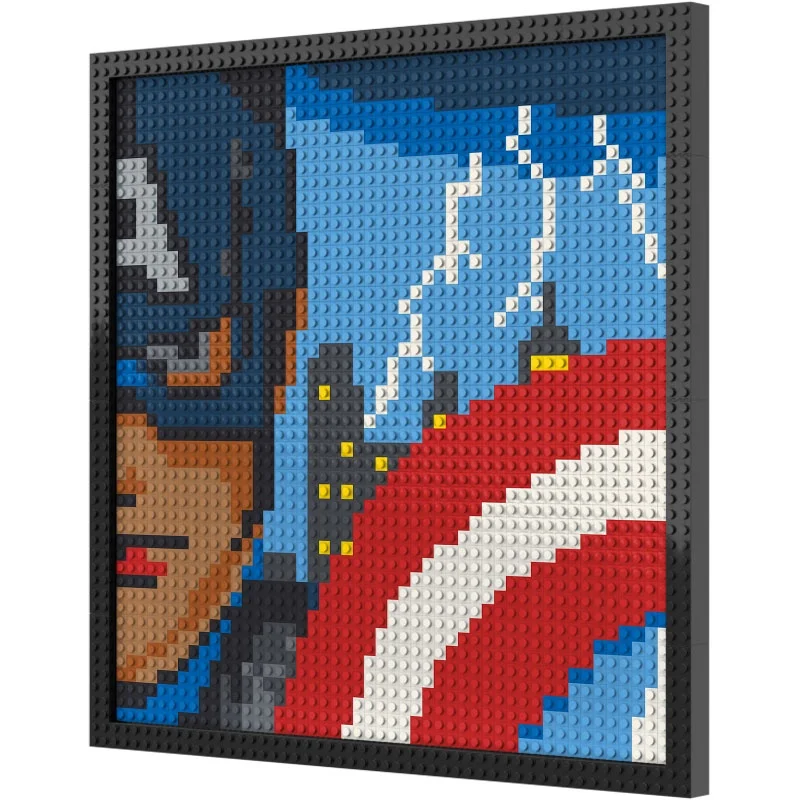 Pixel Art Building Blocks 48X48 Dots Bricks 1x1 Wall Portraits DIY Home Decor Compatible with LOGO Toys and Gifts