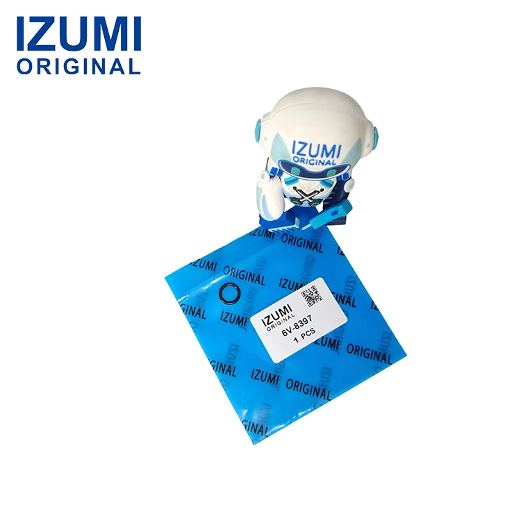 IZUMI ORIGINAL 6v8397 6v-8397 O-ring i NBR, 1,78 × 9,27 mm, 90A, til Caterpillar-byggemaskiner