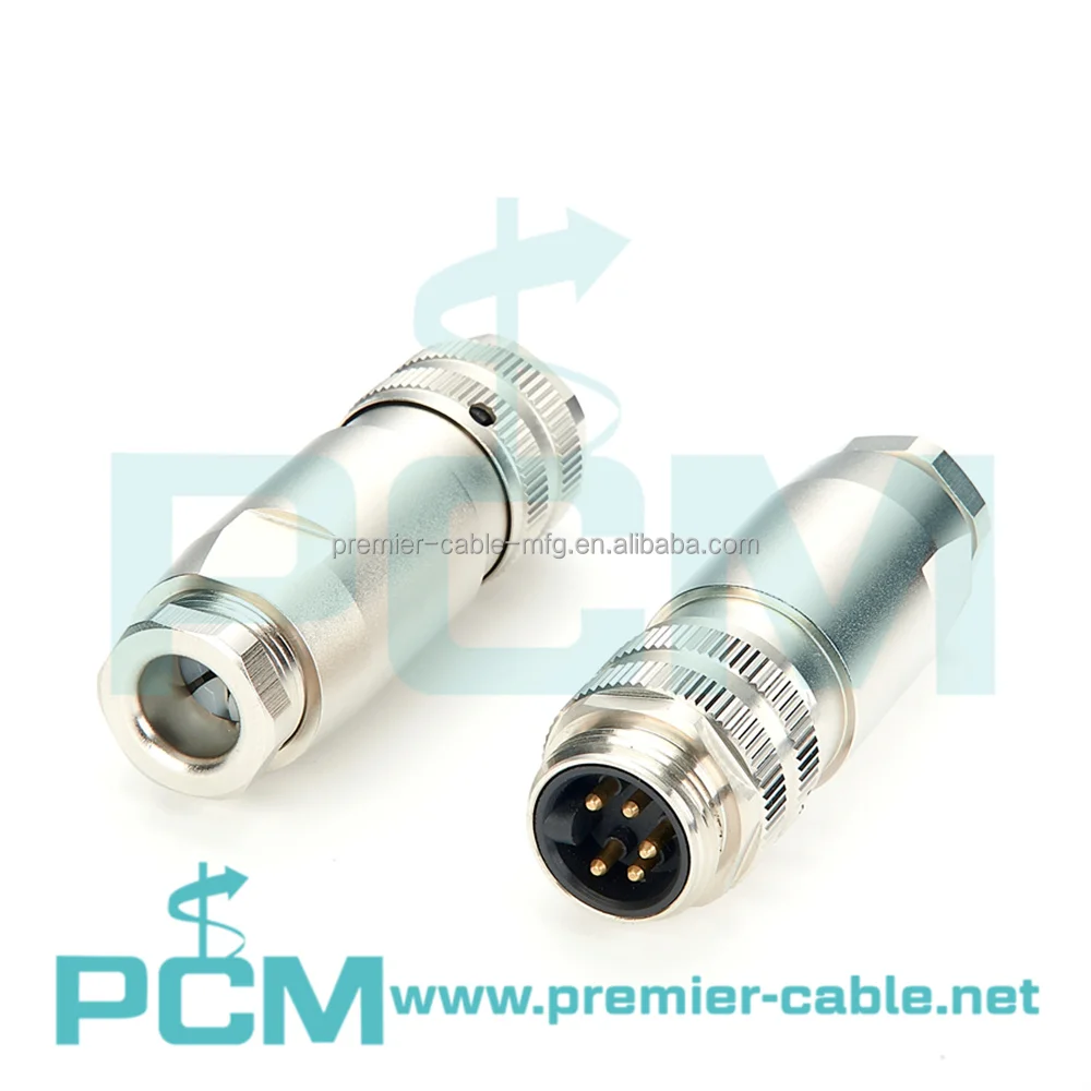 NMEA2000 Mini-C 7/8'' Field-Attachable Wireable Connector for Power Signal Line manufacture