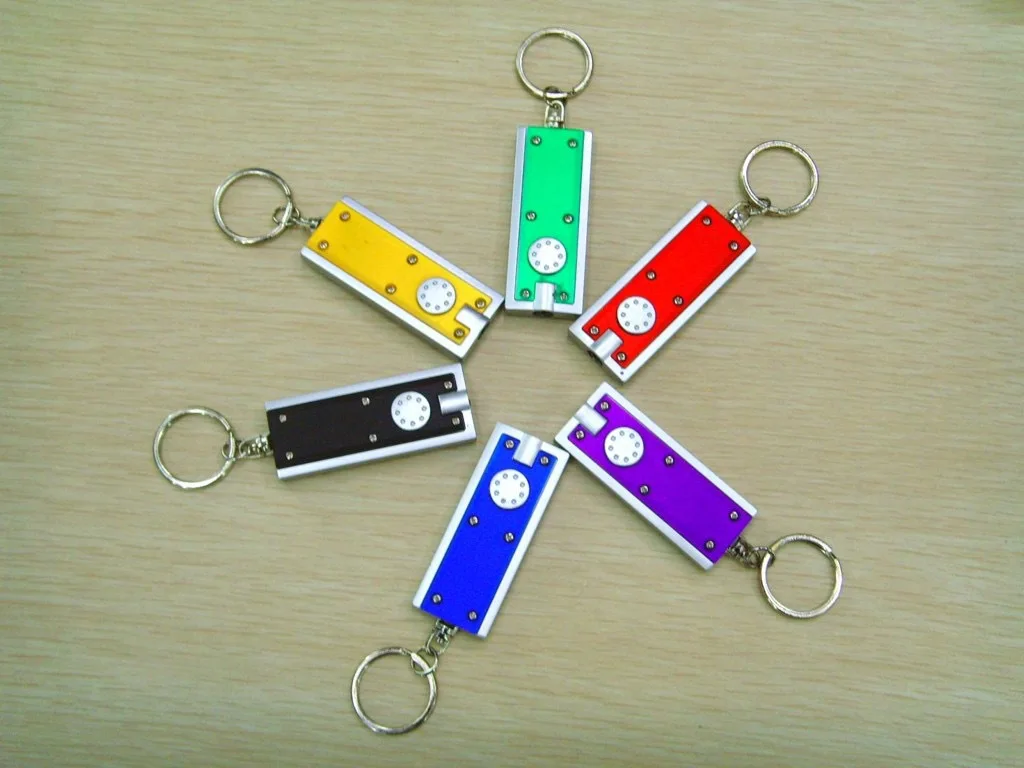 Promotional Mini LED Square Keychain Light - Custom Logo Available for ...