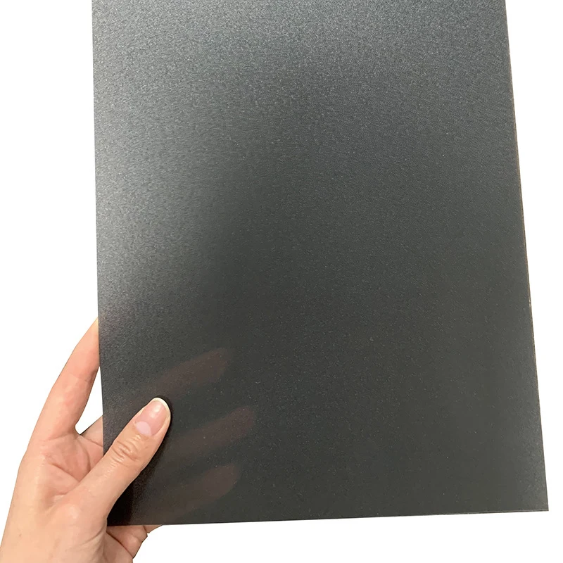 HSQY Polypropylene Plastic Sheet 0.5mm 1mm Recycled Black PP Sheet Roll for Thermoforming