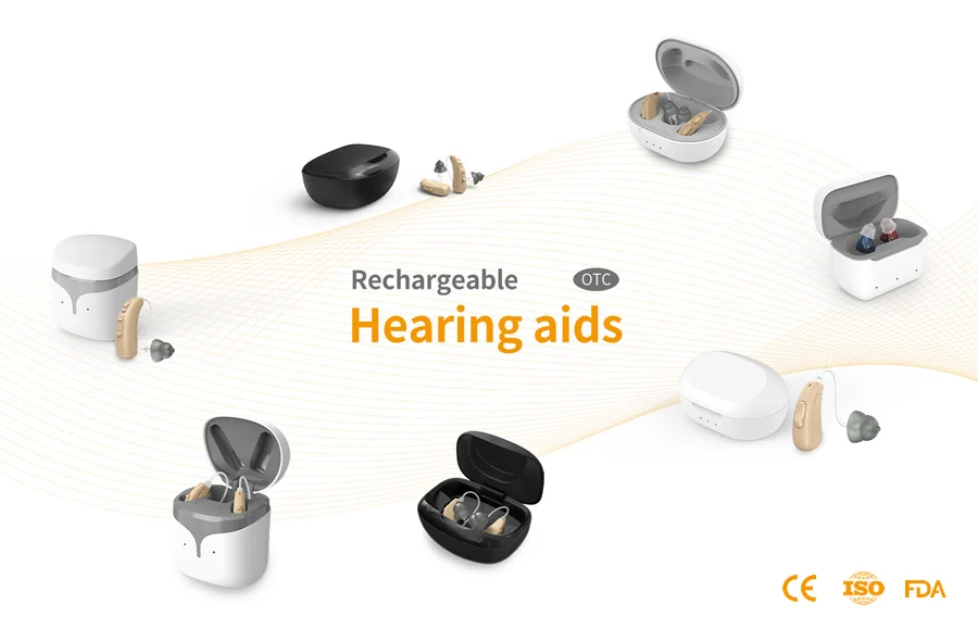 2024 hot sale rechargeable OTC hearing aids