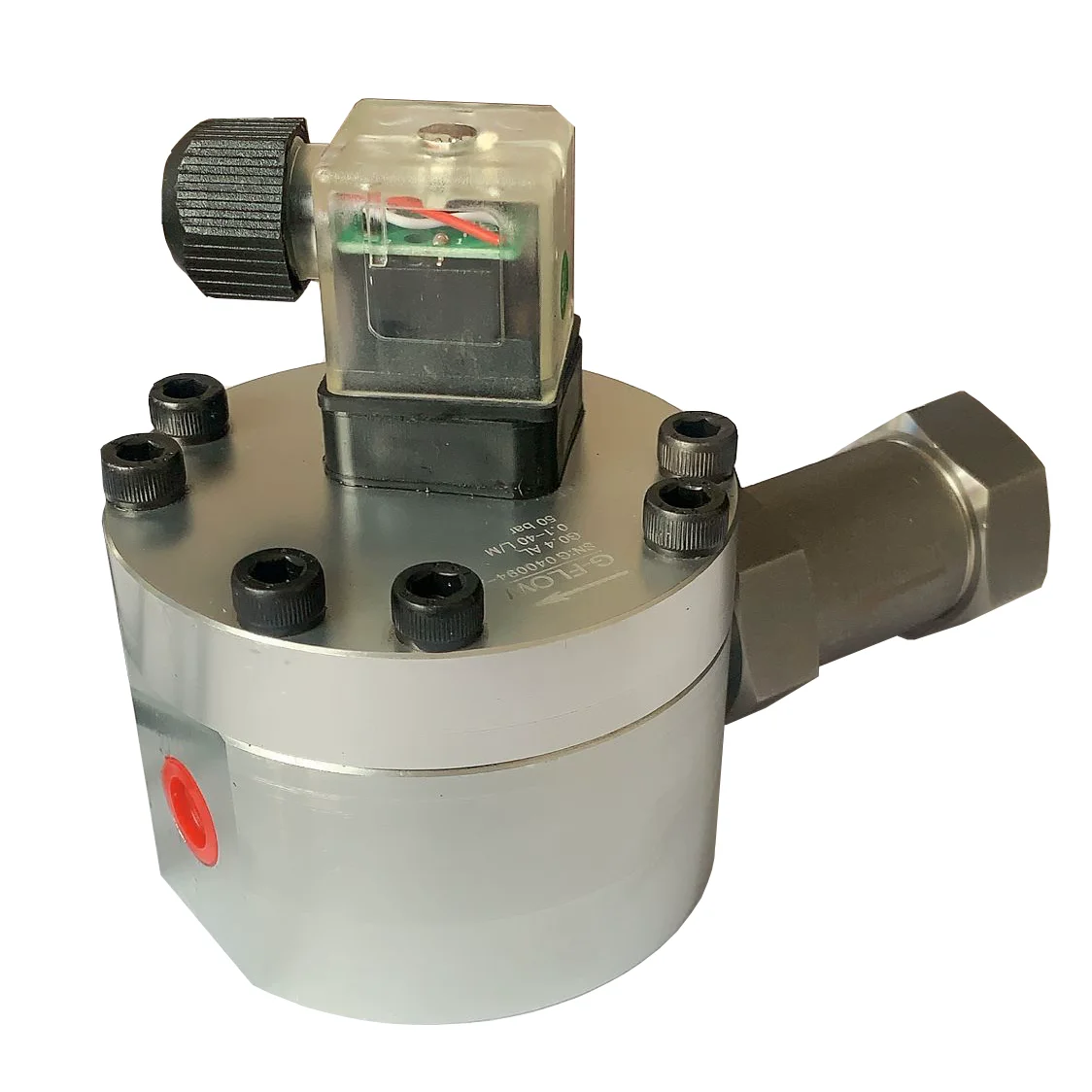 LC Type Mini Oval Gear Flowmeter Automatic Lubrication Equipment Oil Flow Meter Micro Oval Gear Flowmeter