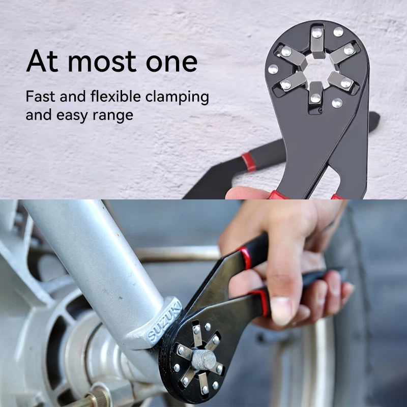 Chave sextavada externa, Chave Torque Ajustável, Abertura Repair Removal Tool, Chave Mágica, Torque Multifuncional Ajustável