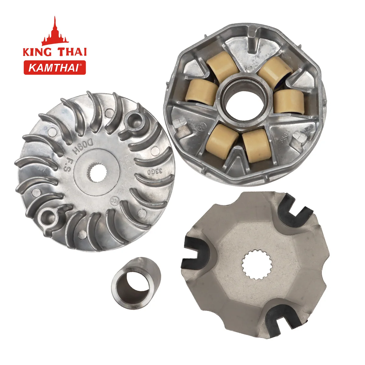 KAMTHAI HAYATE 33G Motorcycle Parts Engine Assembly Front Drive Clutch  Variator Pulley Drive Face Assy for Suzuki Motorcycle