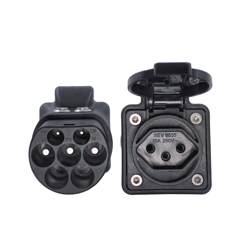 AOTAI Type 2 Charger 3.5kW 16A/13A/10A Adjustable Plug Type 2 to Swiss T13