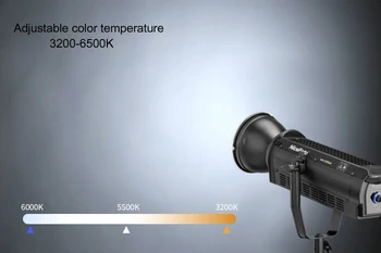 NiceFoto HA-3300A 330W+330W Bi-color LED Video Light Film Light Photographic Equipment Studio Lighting 3200-6500k detail image