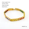 Pulsera de oro - Multicolor