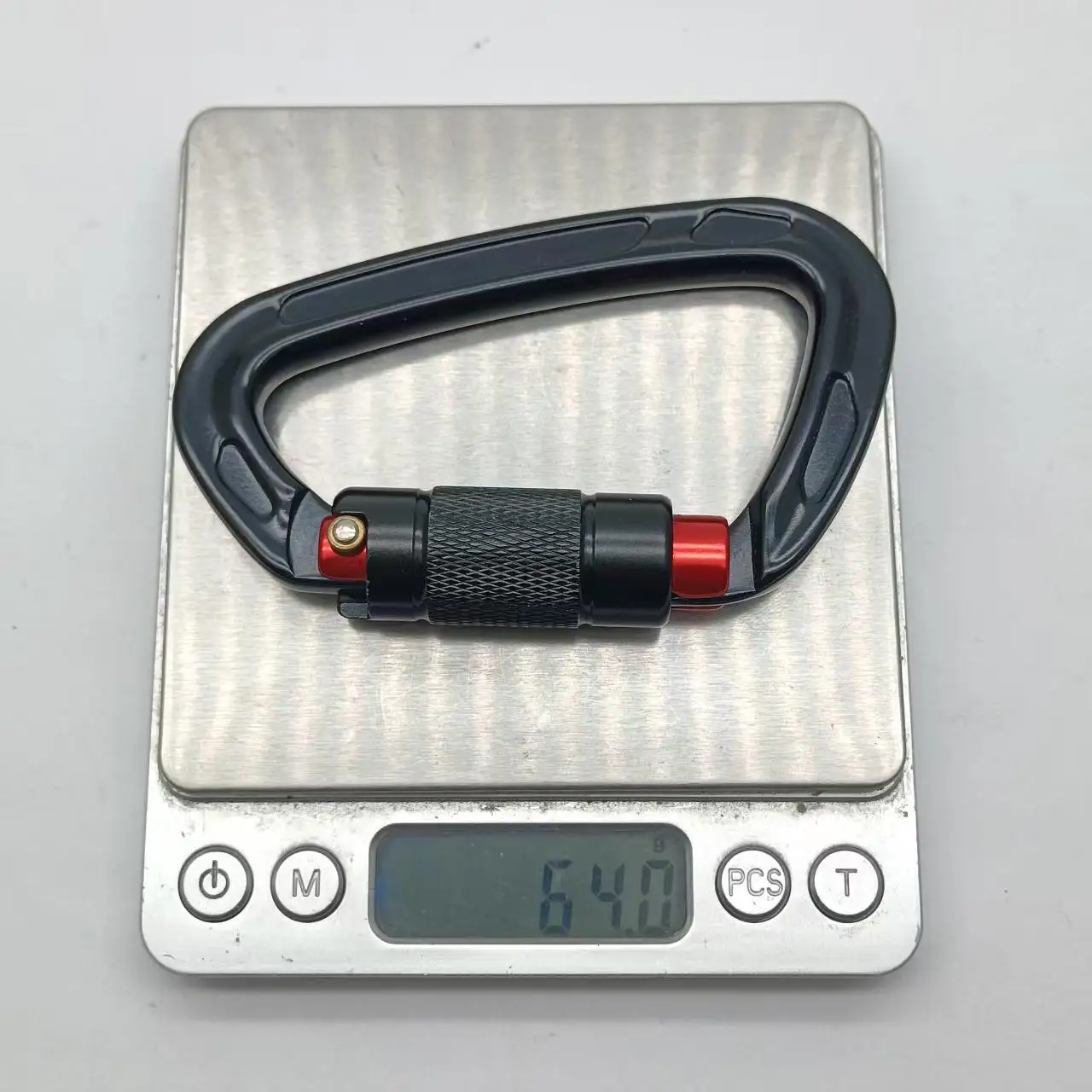 Heavy Duty 25KN Twist Lock Auto Locking Safety Aluminum Carabiner for Rock Climbing