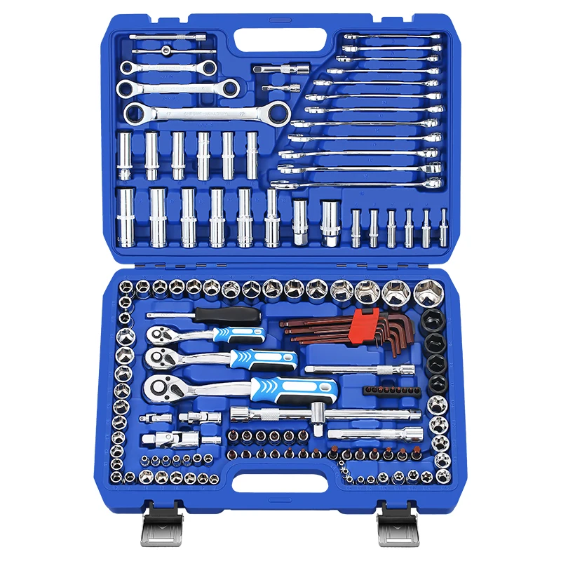 94 Pcs Tire Tools Quick Seal Tyre Puncture Repair Tools Kit Box Auto Repair  Socket Tool Set