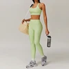 green bra&leggings