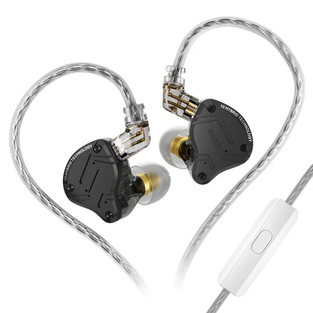 KZ ZS10 Pro X HiFi Bass Monitor Earbuds In Ear Wired Earphones Music Headphones Sport Headset