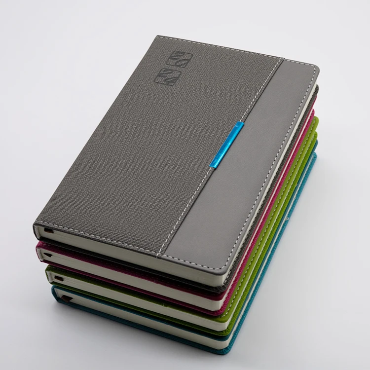 2024 Wholesale Promotional A5 Hardcover PU Leather Journal Diary Notebooks Daily Planner Gift