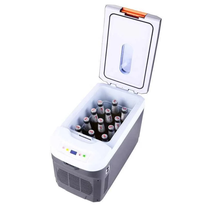 Портативный автомобильный мини-холодильник, 25 л, 12 В/24 В/220 В