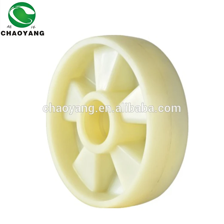 
Heavy Duty High Quality Drive Pu Loading Small Nylon Hand Pallet Truck Machinery Parts Rubber Wheel 