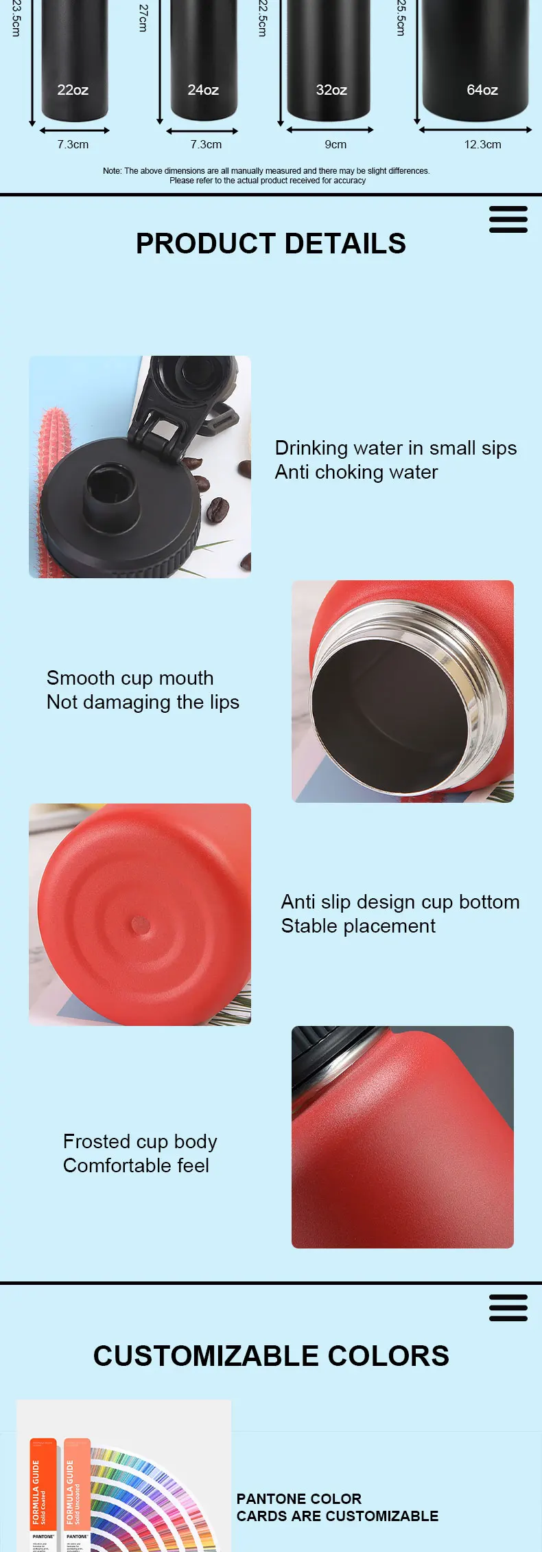 FAMO Wide Mouth Double Wall Vacuum Insulated 32oz Vacuum Flask Leak ...