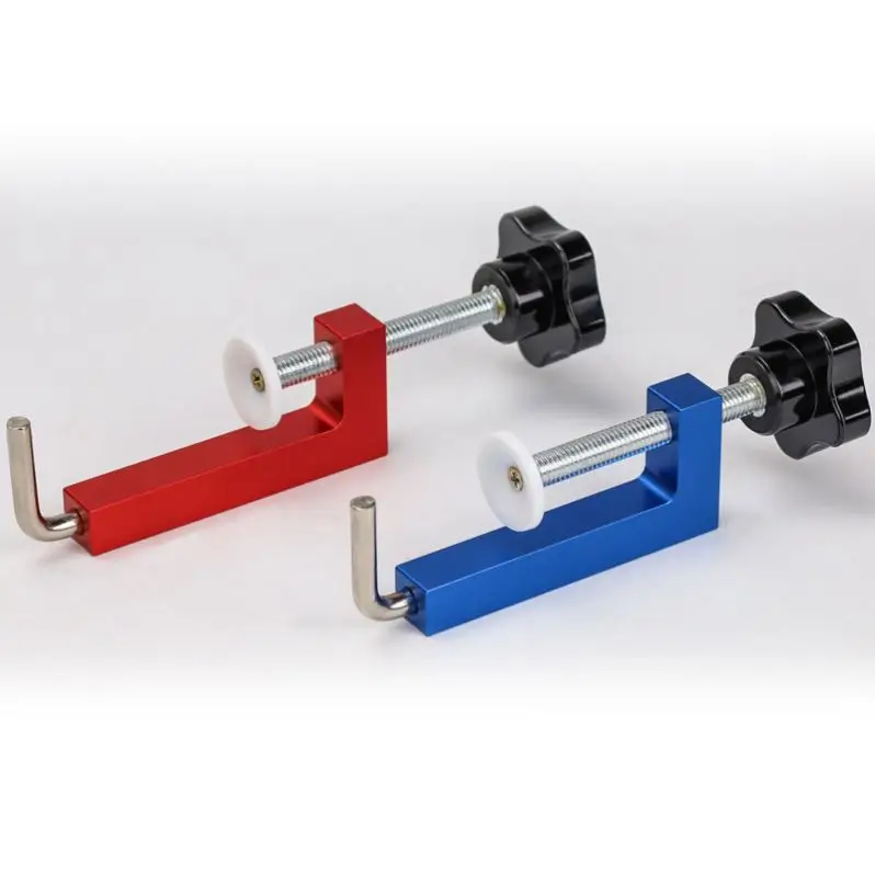 TEBAK W-17 Heavy Duty  Universal Fence Clip Woodworking Fixed Clamp Aluminum Alloy Adjustable G Clamp Carpentry Fixture