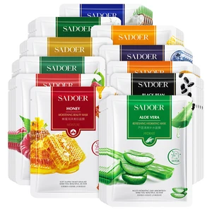 OEM ZOZU Sadoer Private Label Whitening Moisturizing Tender Smooth Skin Care Hydrating Nourishing Fruit Facial Mask