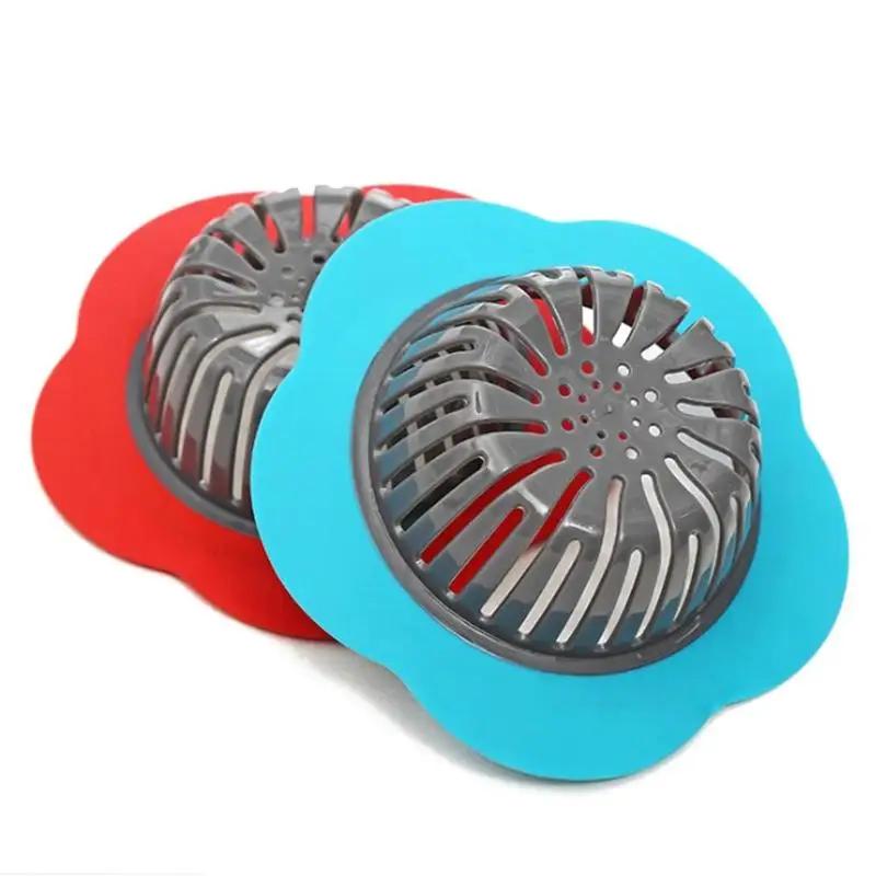 Silicone Kitchen Sink Strainer Filter Basket Garbage Disposal Strainer Sink  Drain Catcher Plug Drain Cover Bathroom