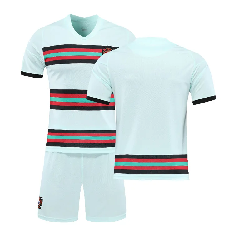 custom colorful china Xiamen cheap football teams t shirts wholesale  sublimated stripe soccer jersey