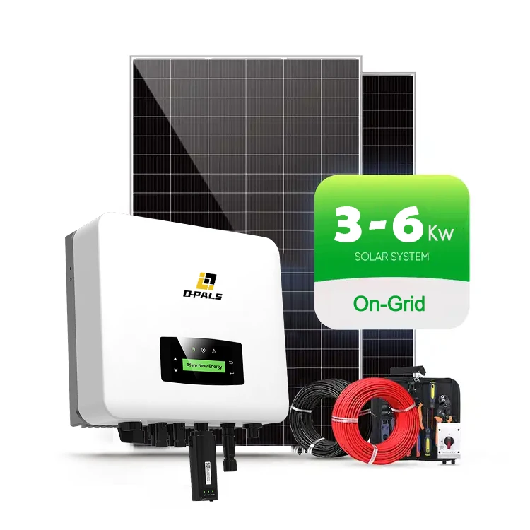 Complete 5 Kw Kva 5kva 5kw 6kw Solar Energy Panel System With Lithium ...