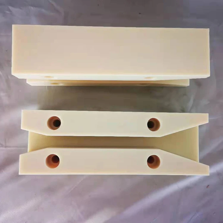 Customized Plastics Sliding Block Engineering Plastic Products Pe Mc Nylon Pa6 Nylon Block for Machining