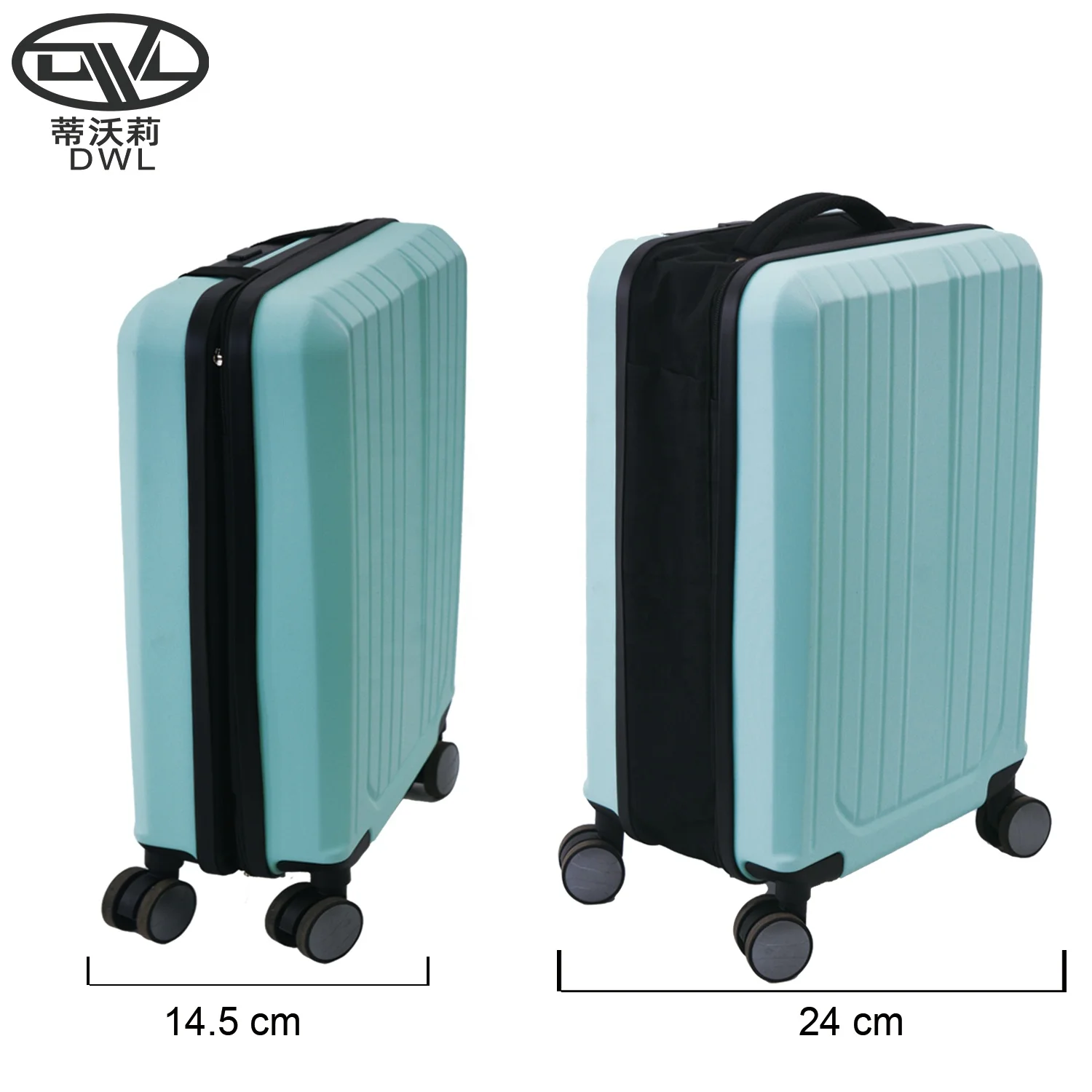High Quality ABS Foldable Travel Luggage Suitcase Set Luxury Classic Light Weight Airplane Trolley Case Collapsible Suitcase