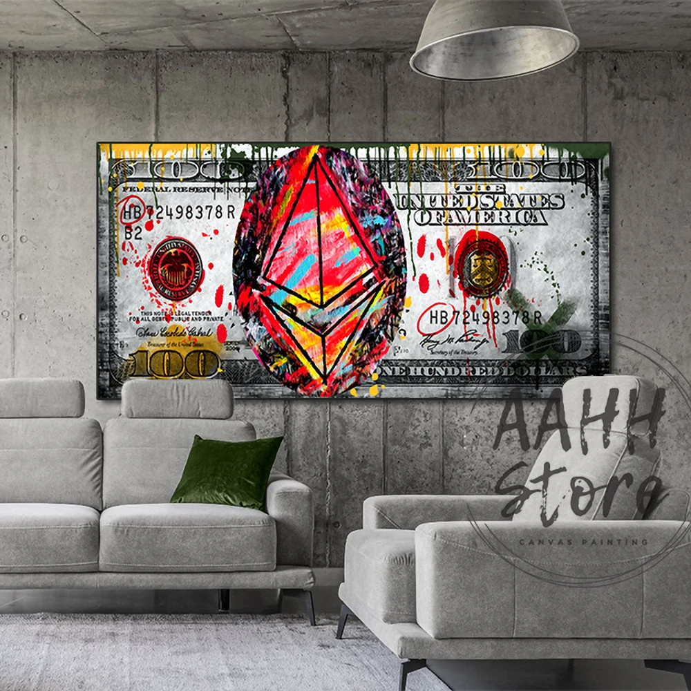 Soul Art Leinwanddruck „Regeln Des Geldes“ – Motivierendes Wandbild Für Wohnzimmer, Büro & Mehr