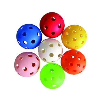 custom 26 holes Indoor ball pickleball ball 40 holes Outdoor Ball pe pp tpe pickleball