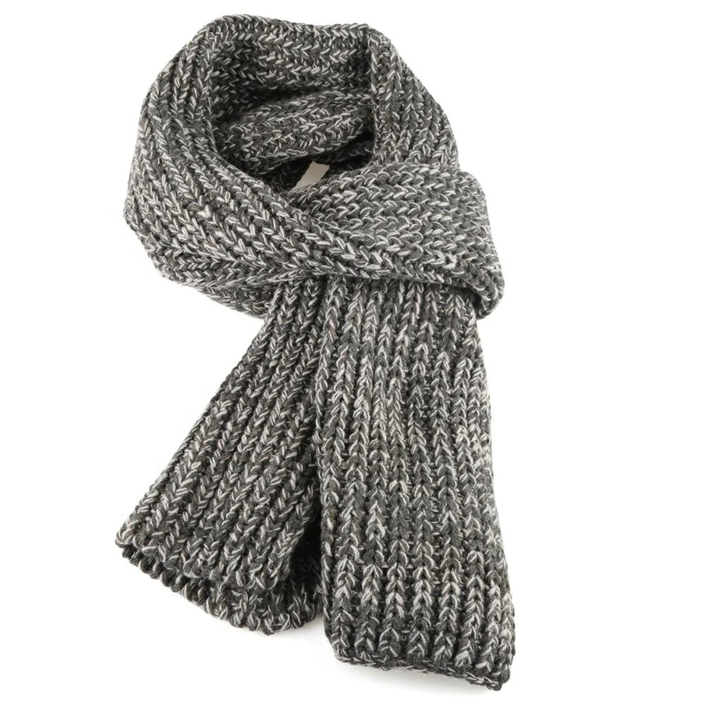 Man Fashion Viscose Cotton Polyester Rayon Crinkle Scarf Knitting