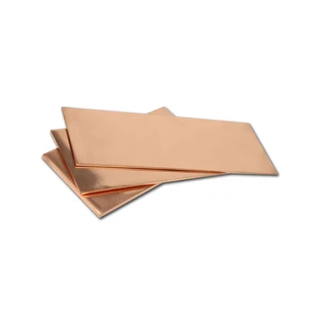 99.999% Copper Cathode Pure Copper Sheet/Plate 0.3mm-5 mm Thickness Customized
