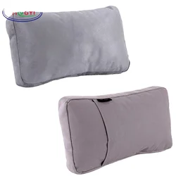 F094 мягкая поясничная подушка для поддержки спины, автомобильное сиденье, облегчение боли, портативная плюшевая Автомобильная нагревательная подушка