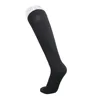 Chaussettes tube en polyester à pression primaire, bout de sac noir