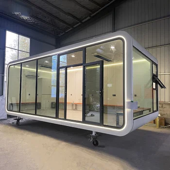 Modern Design Modular Prefab Houses Living Room Garden Pod Living Container Homes Apple Cabin