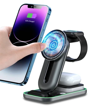 15w wireless charger computer table portable fast magnetic wireless charger