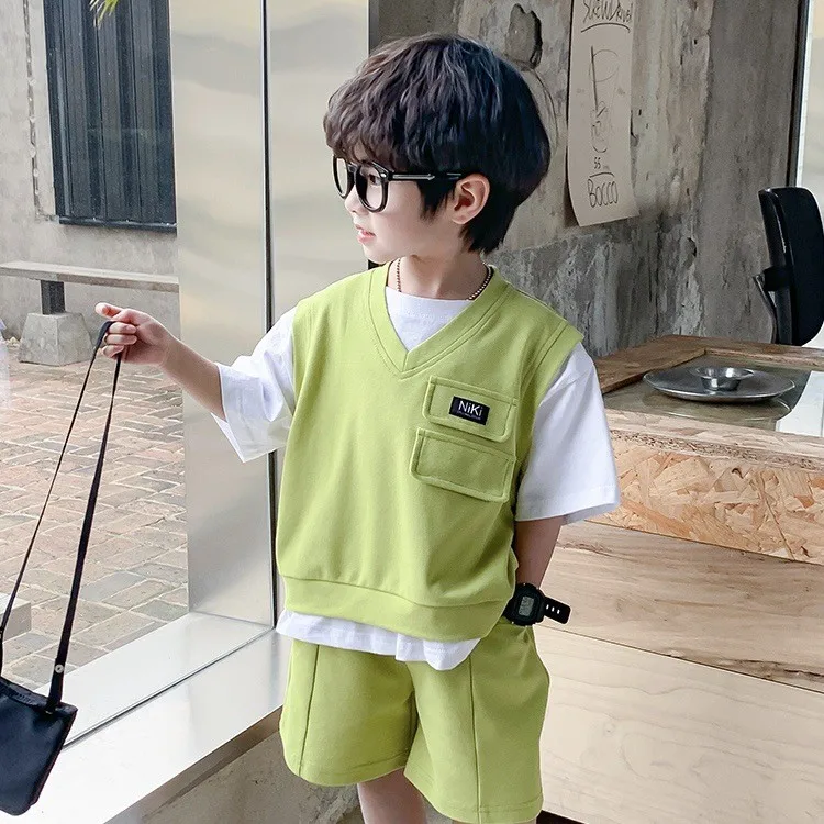 Shop Our Summer Children's Short Sleeved Vest Design Top Shop Our Summer Children's Short Sleeved Vest Design Top
