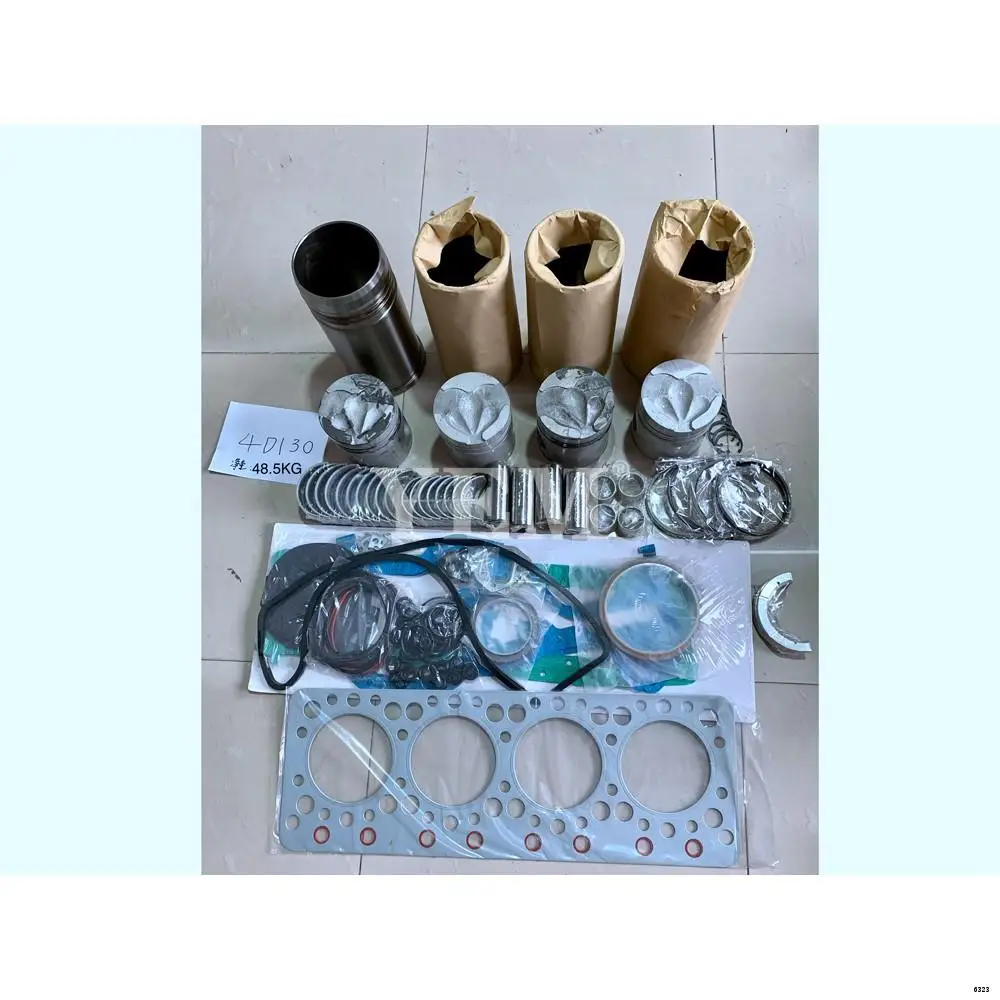 Original Factory Quality OEM Overhaul Kit With Engine Bearings Cylinder Piston Rings Full Gasket Kit For Komatsu 4D130