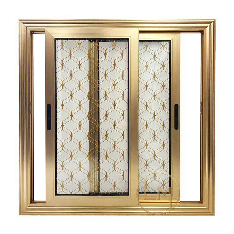Modern Design Customized Sliding Windows Doors System Double Glass Hurricane Impact Aluminium Sliding Window